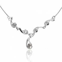 Naszyjnik srebrny z...