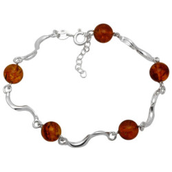 Bransoletka srebrna z...