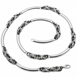 Naszyjnik srebrny królewski...