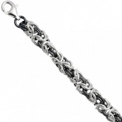 Łańcuszek srebrny królewski...