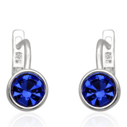 Kolczyki srebrne oponki z...