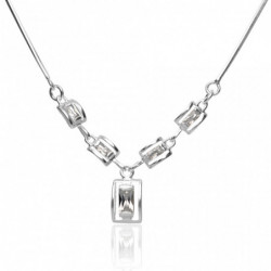 Naszyjnik srebrny z...