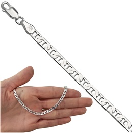 Łańcuszek srebrny żyletka 60cm 4.7mm 925