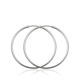 Kolczyki srebrne kółka 20mm koła srebro 925