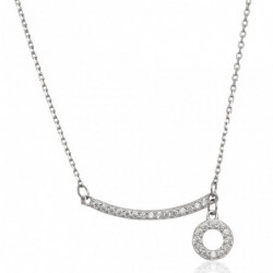 Naszyjnik srebrny rodowany...