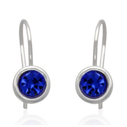 Kolczyki srebrne oponki z...