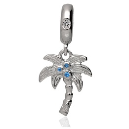 Wisiorek srebrny modułowy CHARMS BEADS palma srebro 925