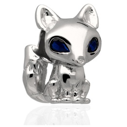 Wisiorek srebrny modułowy CHARMS BEADS lisek srebro 925