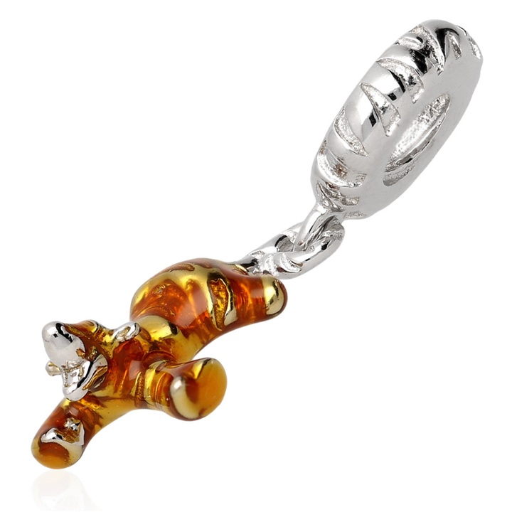 Wisiorek srebrny modułowy CHARMS BEADS tygrysek srebro 925