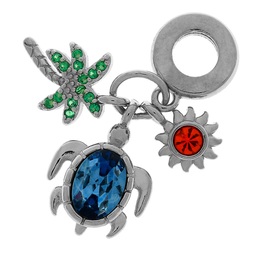 Wisiorek srebrny modułowy CHARMS BEADS podróże wakacje 925