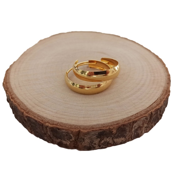 Kolczyki srebrne kółka rynny 20mm koła srebro 925