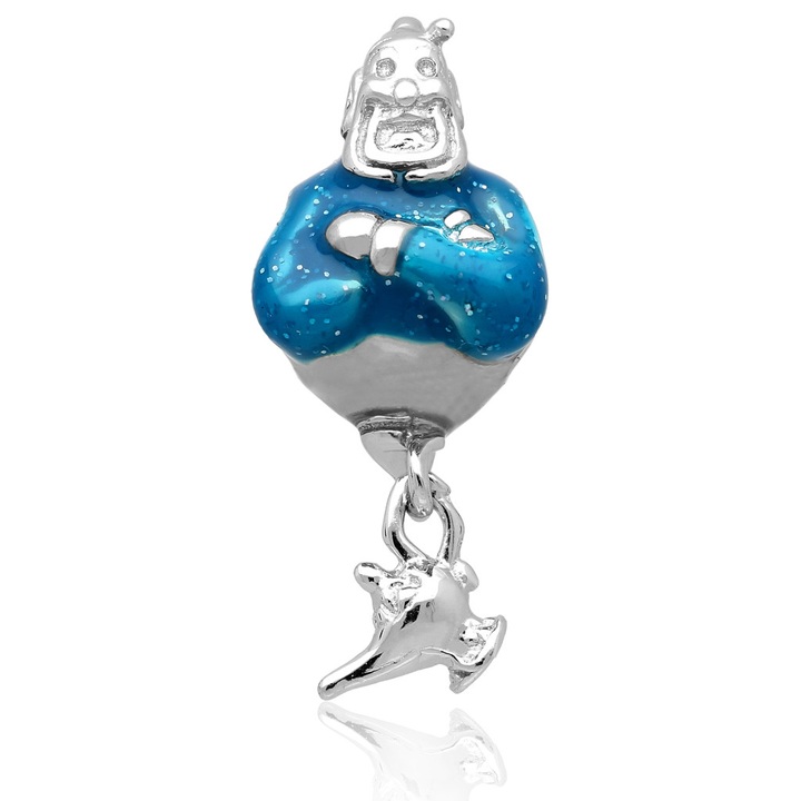 Wisiorek srebrny modułowy CHARMS BEADS lampa dżin srebro 925