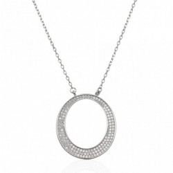 Naszyjnik srebrny rodowany...