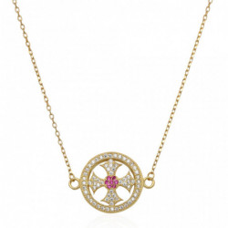 Naszyjnik srebrny z krzyżem...