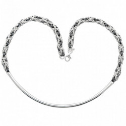 Łańcuszek srebrny królewski...