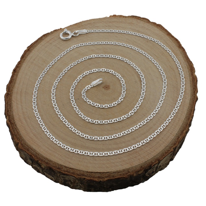 Łańcuszek srebrny żyletka 50cm 1.8mm 925