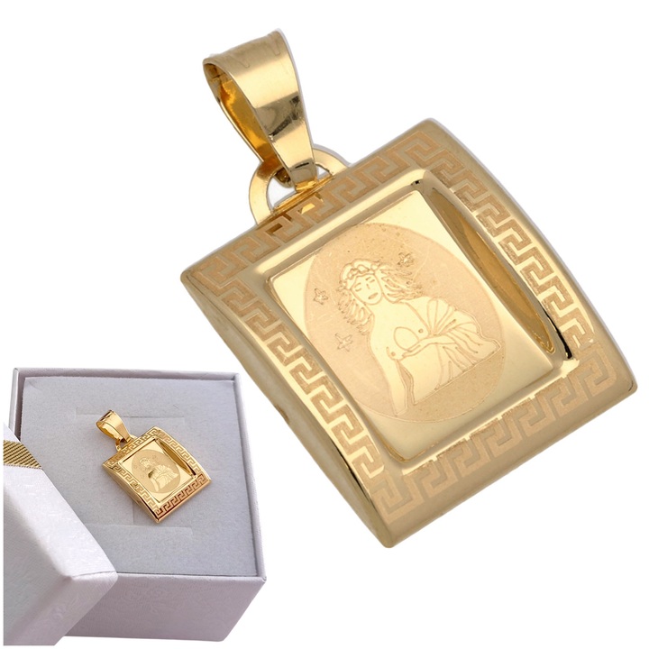 Wisiorek złoty znak zodiaku panna złoto 585