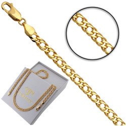 Łańcuszek złoty rombo 50cm...