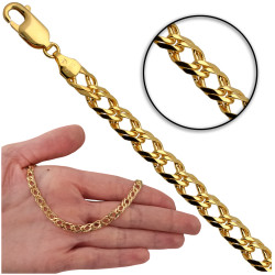 Bransoletka złota rombo...