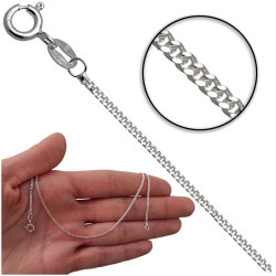 Łańcuszek srebrny pancerka...