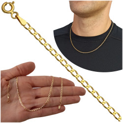 Łańcuszek złoty pancerka...