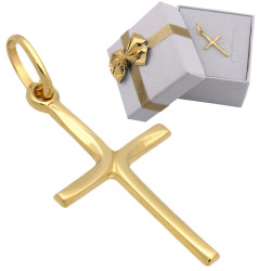 Krzyżyk złoty bez wizerunku...