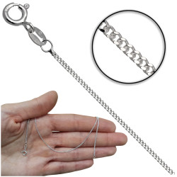 Łańcuszek srebrny pancerka...