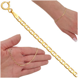 Bransoletka złota żyletka 19cm 2.3mm złoto pr.585