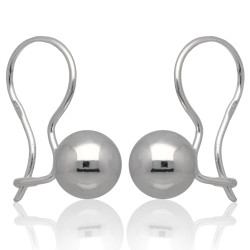 Kolczyki srebrne kule kulki...