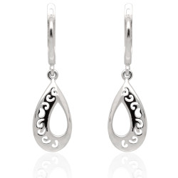 Kolczyki srebrne rodowane...