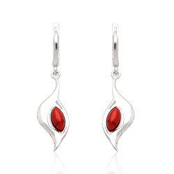 Kolczyki srebrne rodowane...