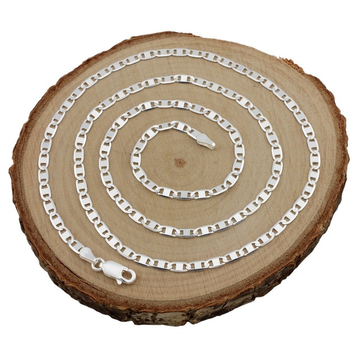 Łańcuszek srebrny żyletka 45cm 2.8mm 925