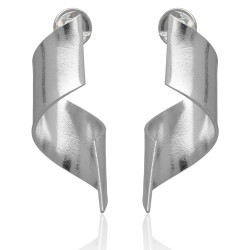 Kolczyki srebrne spiralki...