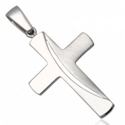 Krzyżyk srebrny rodowany...