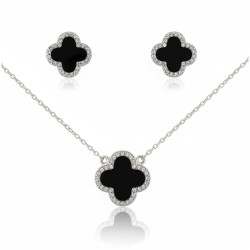 Komplet biżuterii srebrnej...
