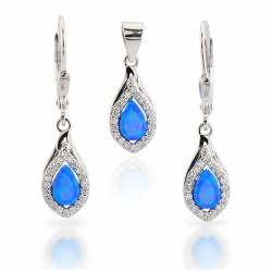 Komplet biżuterii srebrnej...