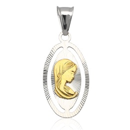 Medalik Madonna Srebro pr.925