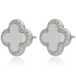 Kolczyki rodowane...