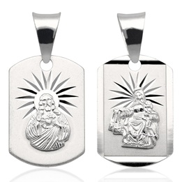 Medalik M.B.Szkaplerzna Szkaplerz Srebro pr.925