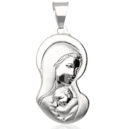 Medalik Madonna Srebro pr.925