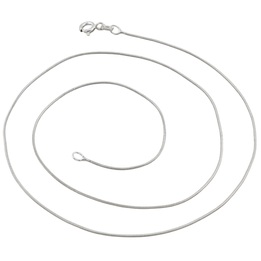 Łańcuszek srebrny żmijka linka 45cm 0.7mm 925 klasyczny