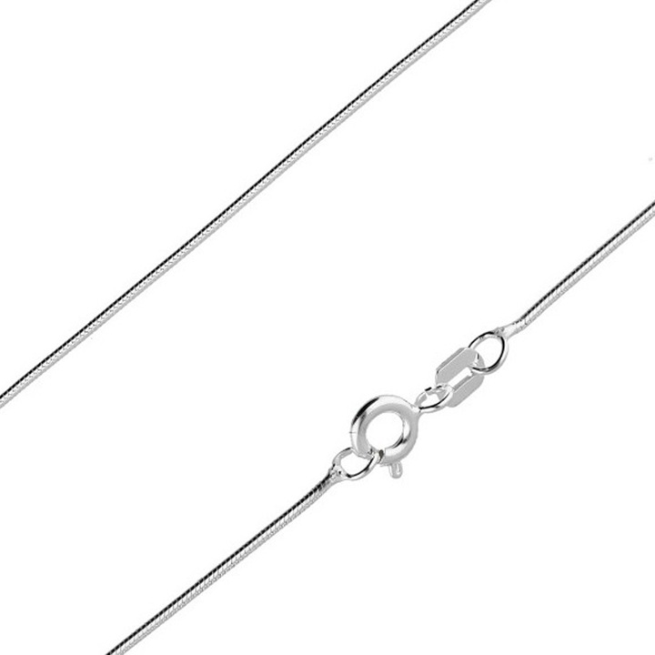 Łańcuszek srebrny żmijka linka 45cm 0.7mm 925 klasyczny