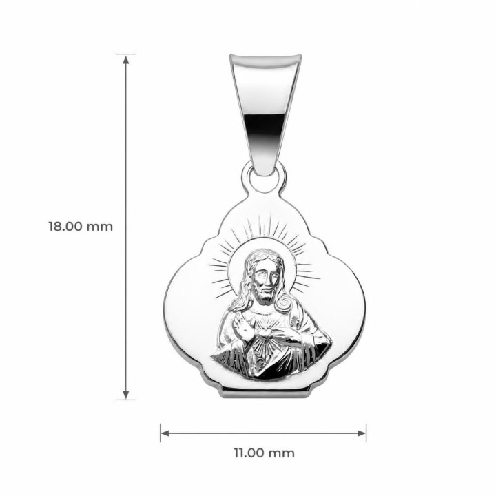 Medalik Szkaplerz Matka Boska Szkaplerzna srebro 925