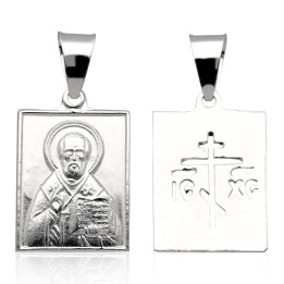 Medalik Prawosławny Srebro pr.925