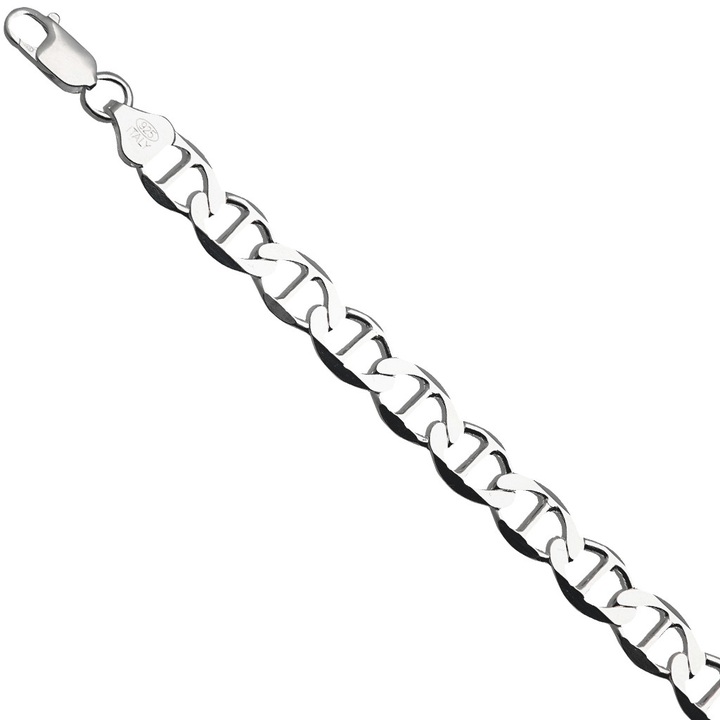 Bransoletka srebrna żyletka 21cm 8.7mm 925