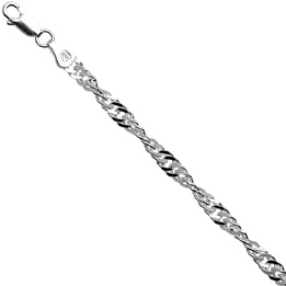 Łańcuszek srebrny singapur 45cm 4.4mm 925