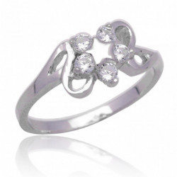 Pierścionek srebrny z...