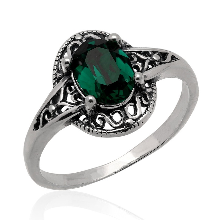 Pierścionek srebrny swarovski srebro pr.925