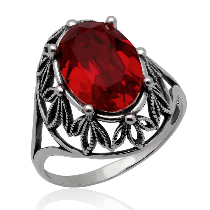 Pierścionek srebrny swarovski srebro pr.925