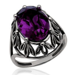 Pierścionek srebrny swarovski srebro pr.925